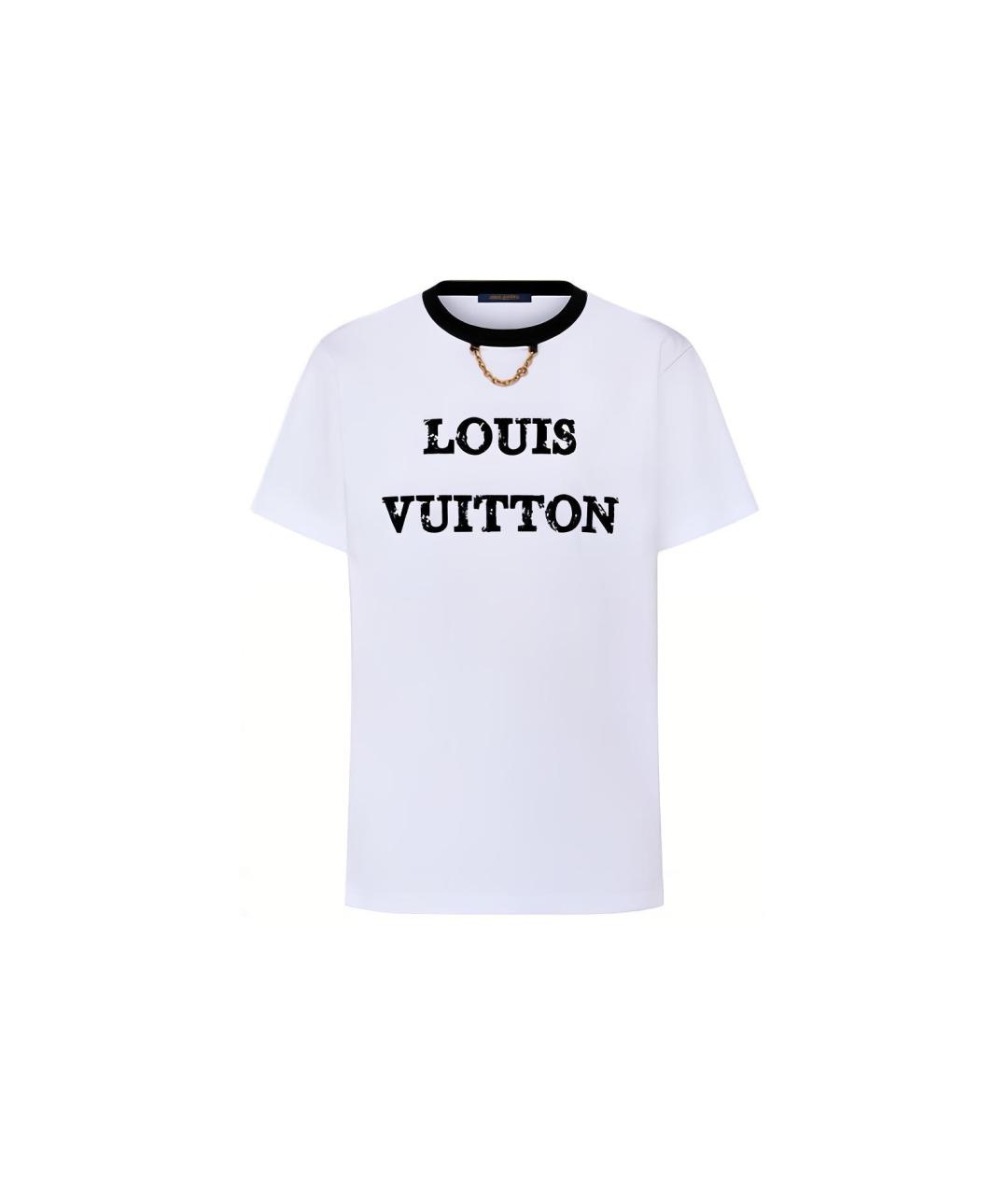 LOUIS VUITTON Белая футболка, фото 6