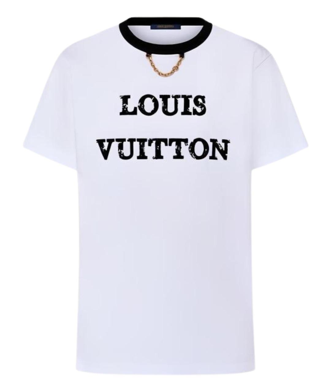 LOUIS VUITTON Белая футболка, фото 1