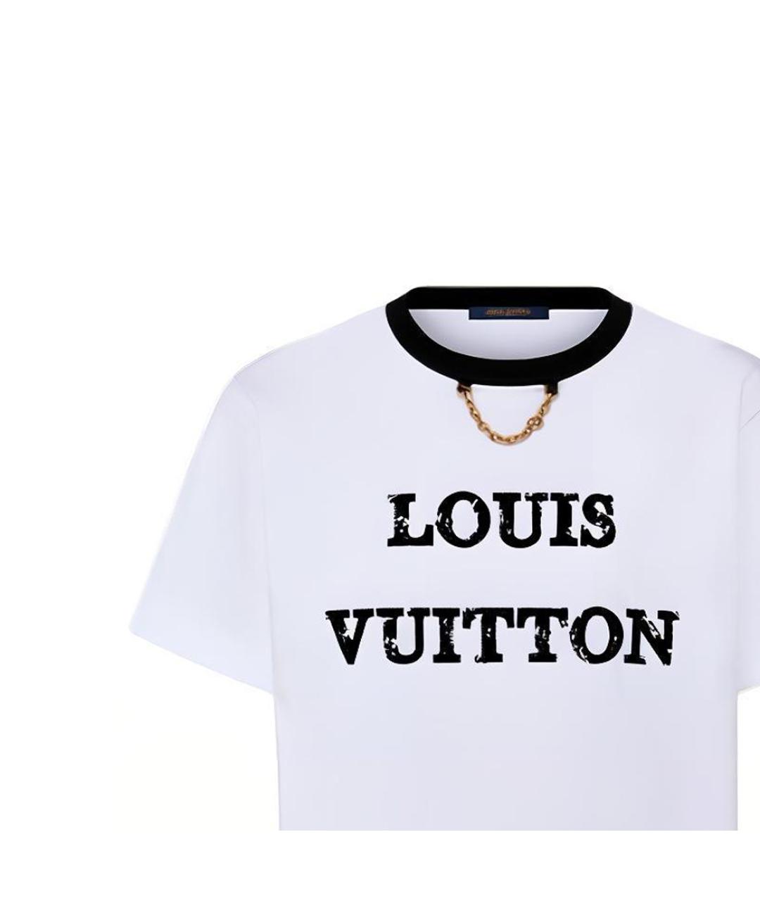 LOUIS VUITTON Белая футболка, фото 5