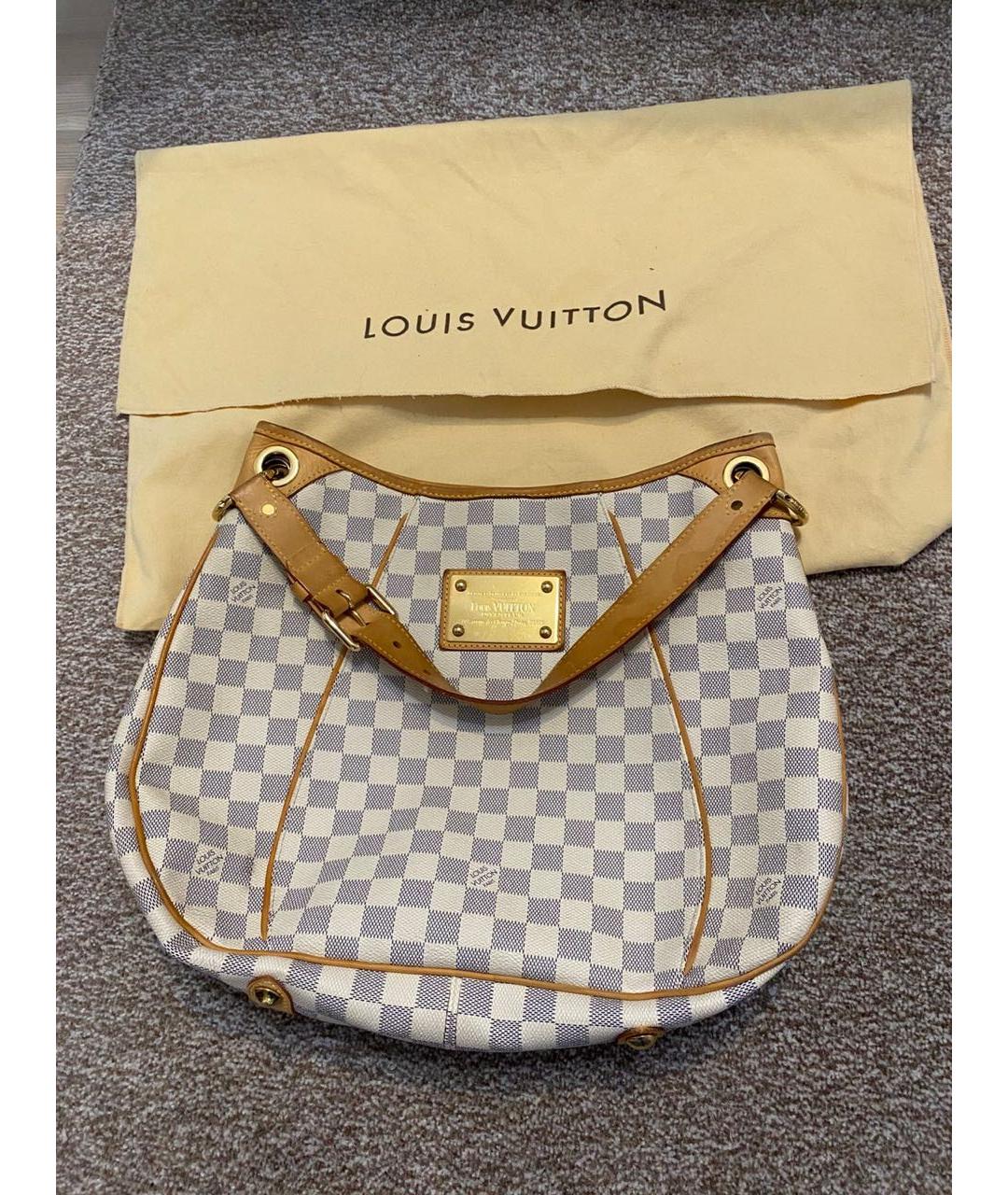 LOUIS VUITTON Белая сумка через плечо, фото 8