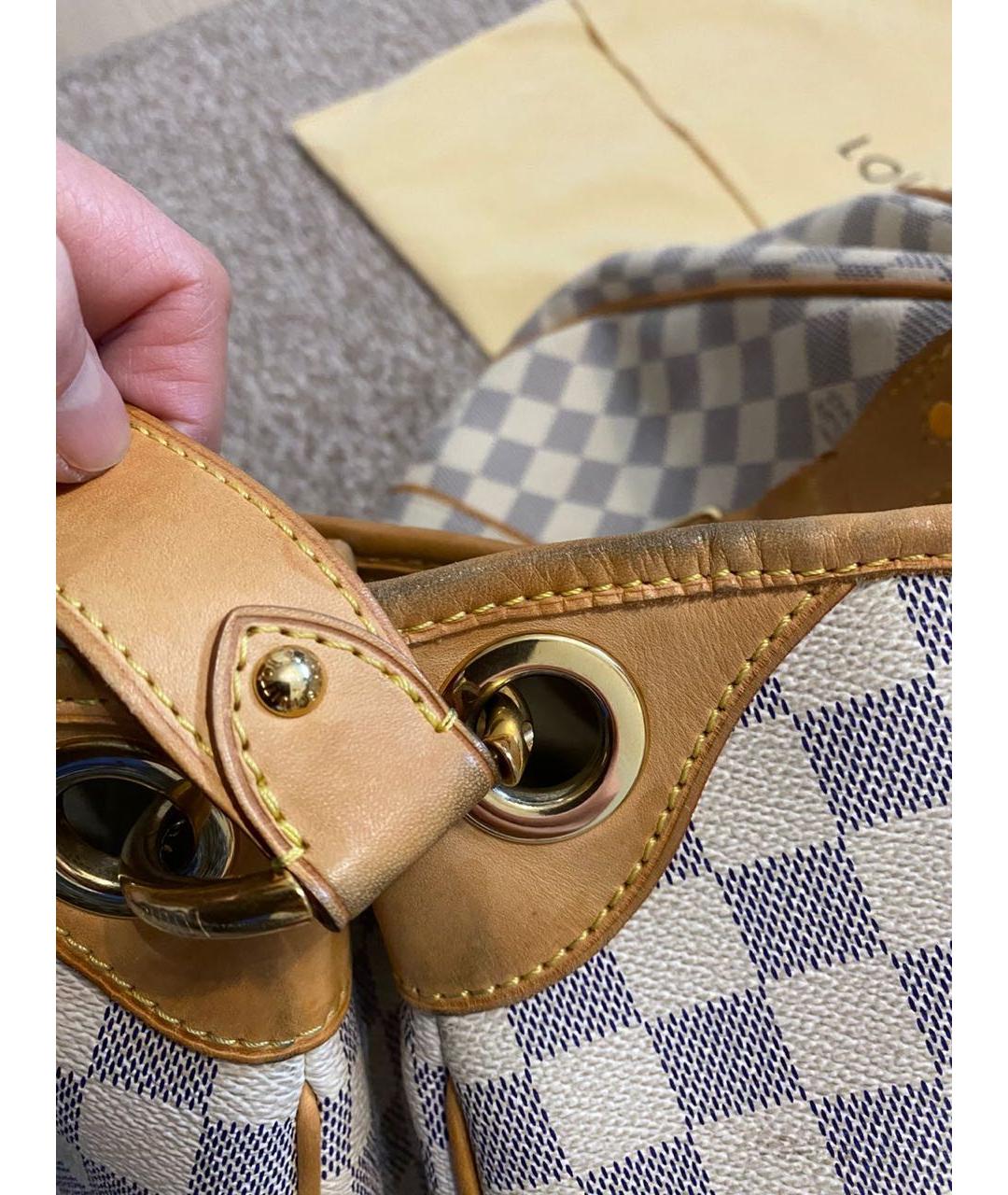 LOUIS VUITTON Белая сумка через плечо, фото 6