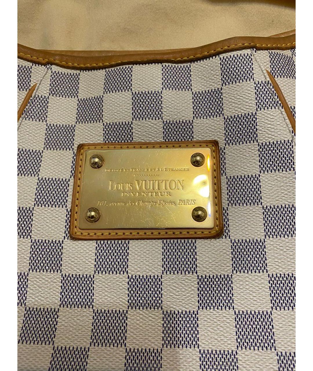 LOUIS VUITTON Белая сумка через плечо, фото 4