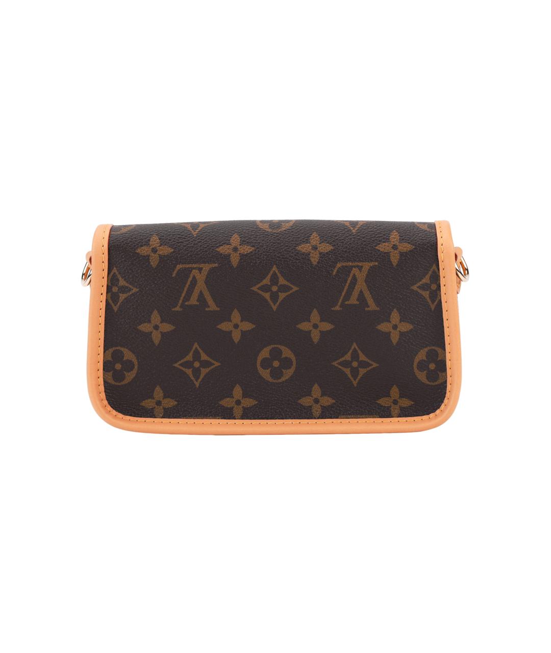 LOUIS VUITTON Коричневая сумка через плечо из канвы, фото 5