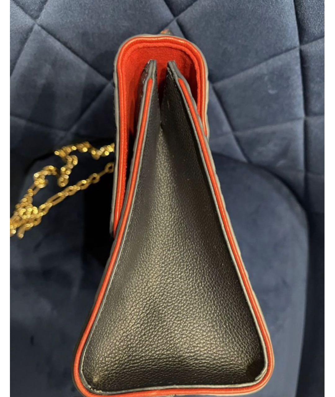 LOUIS VUITTON Темно-синяя кожаная сумка через плечо, фото 2