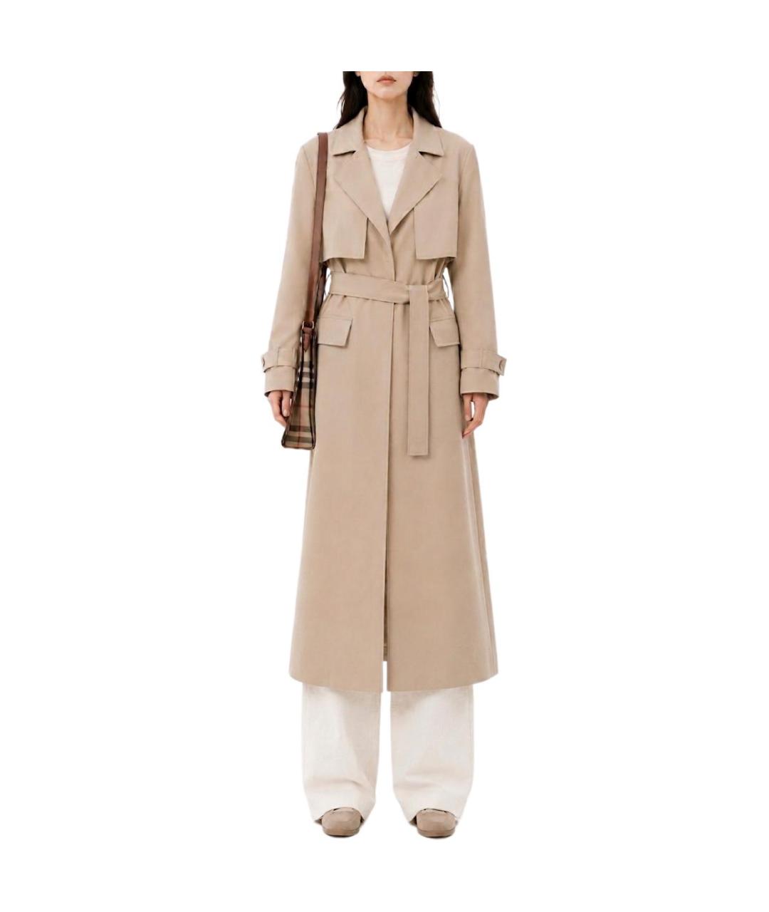 BURBERRY Коричневый тренч/плащ, фото 2