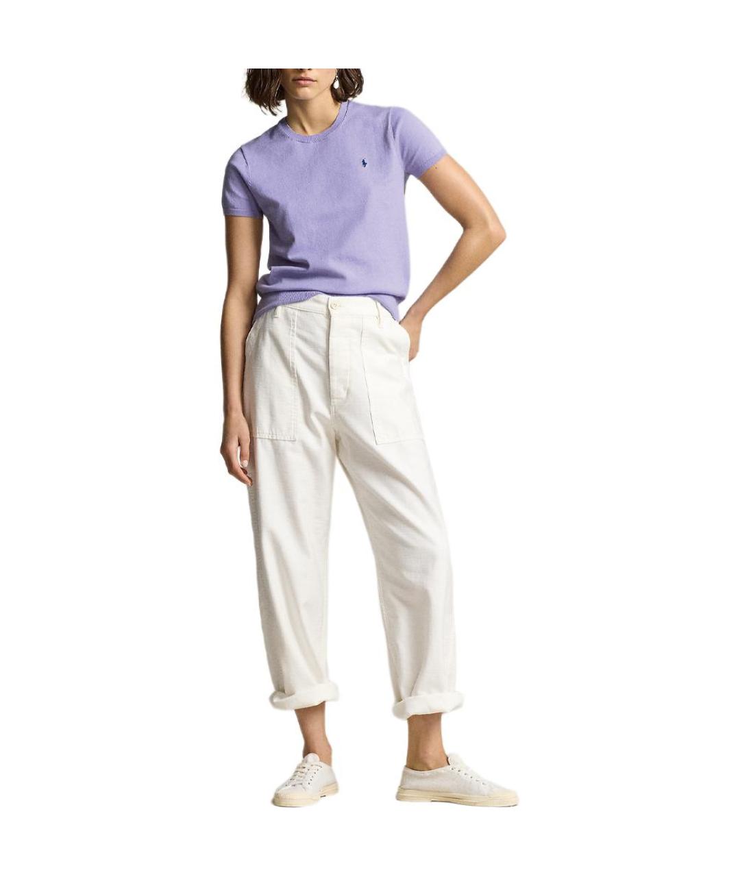 POLO RALPH LAUREN Фиолетовый джемпер / свитер, фото 2