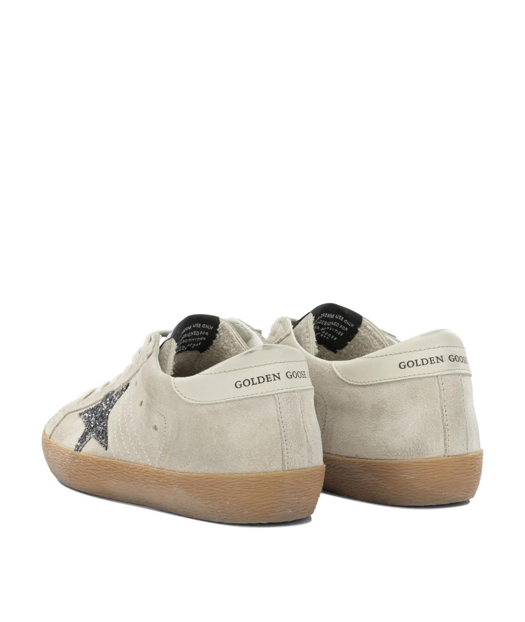 GOLDEN GOOSE Бежевые замшевые кеды, фото 4