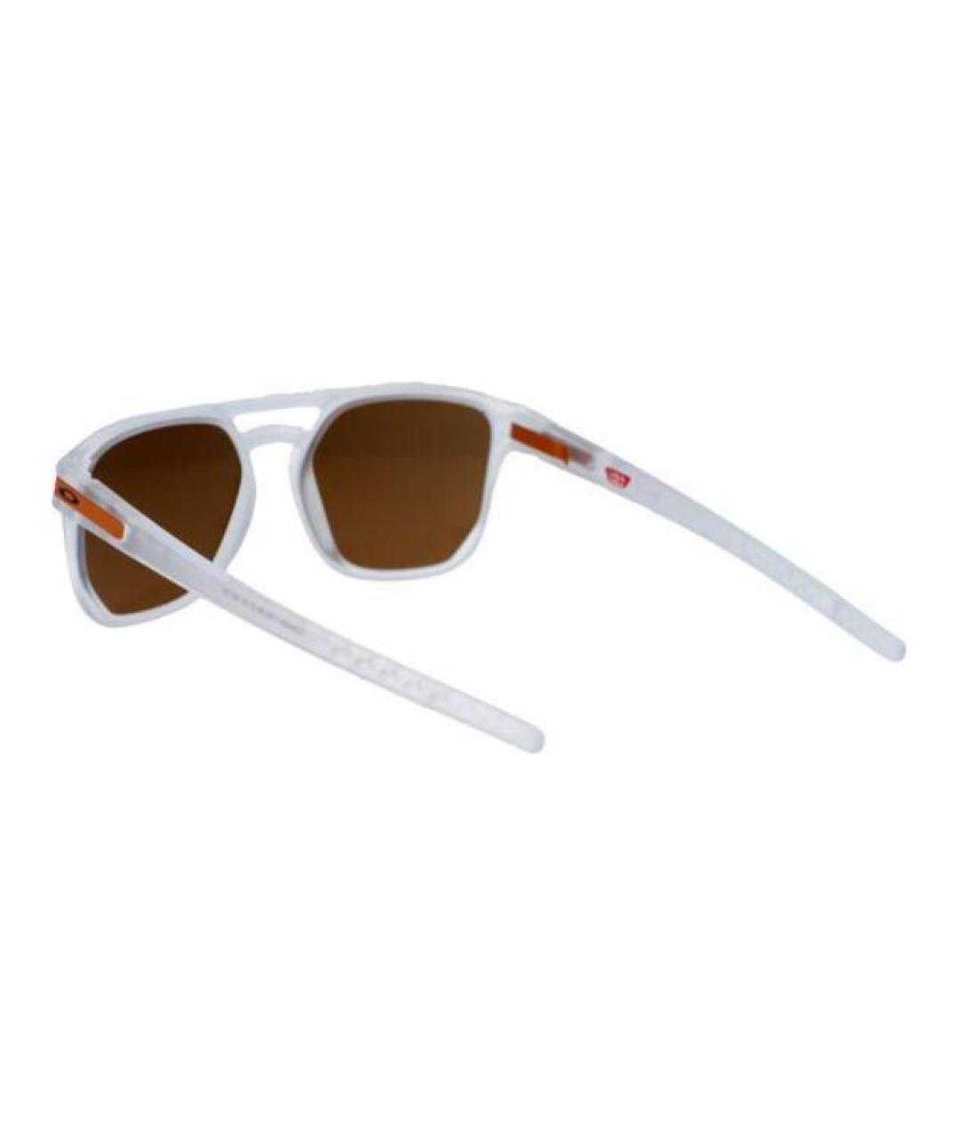 OAKLEY Белые пластиковые солнцезащитные очки, фото 2