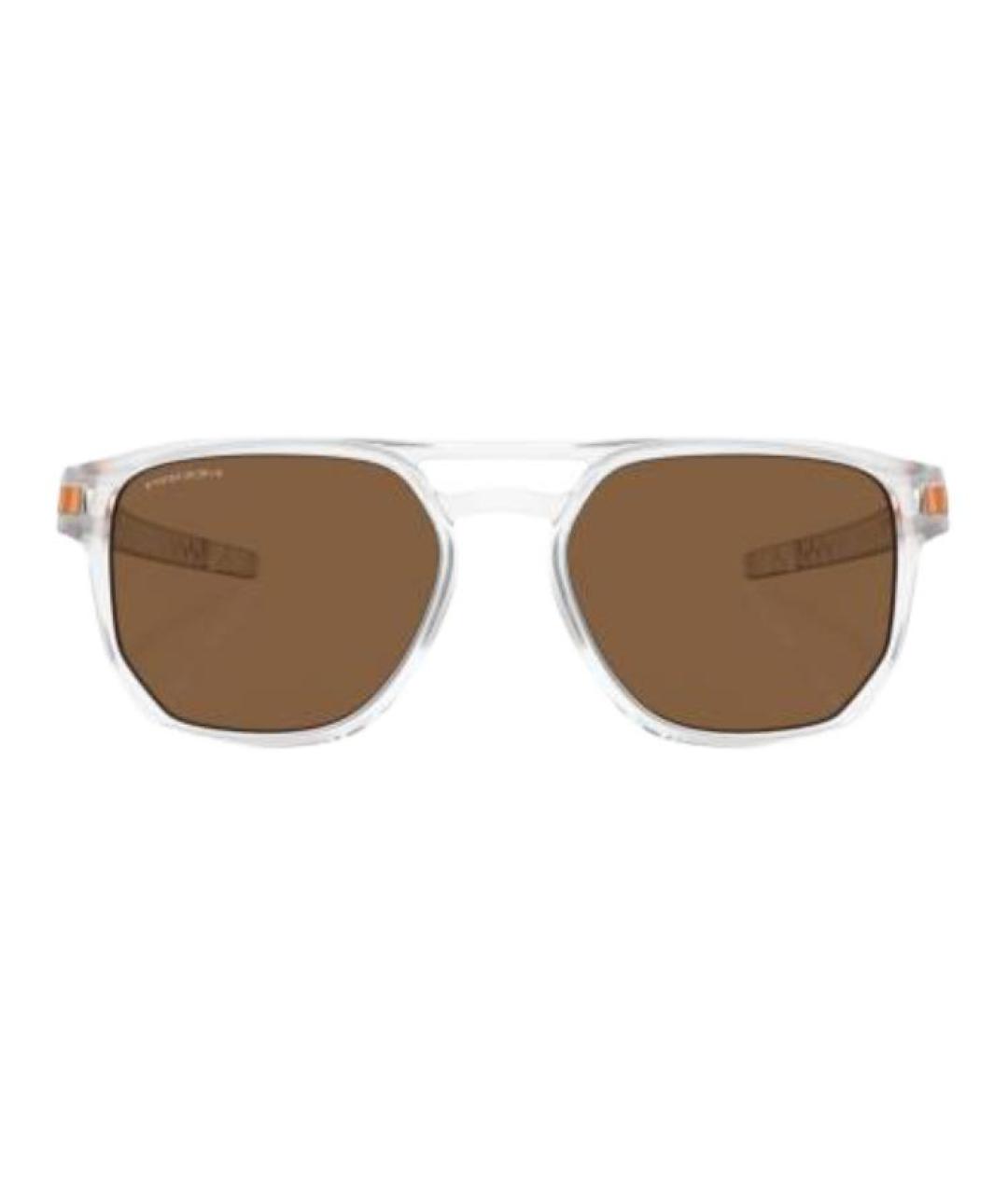 OAKLEY Белые пластиковые солнцезащитные очки, фото 4