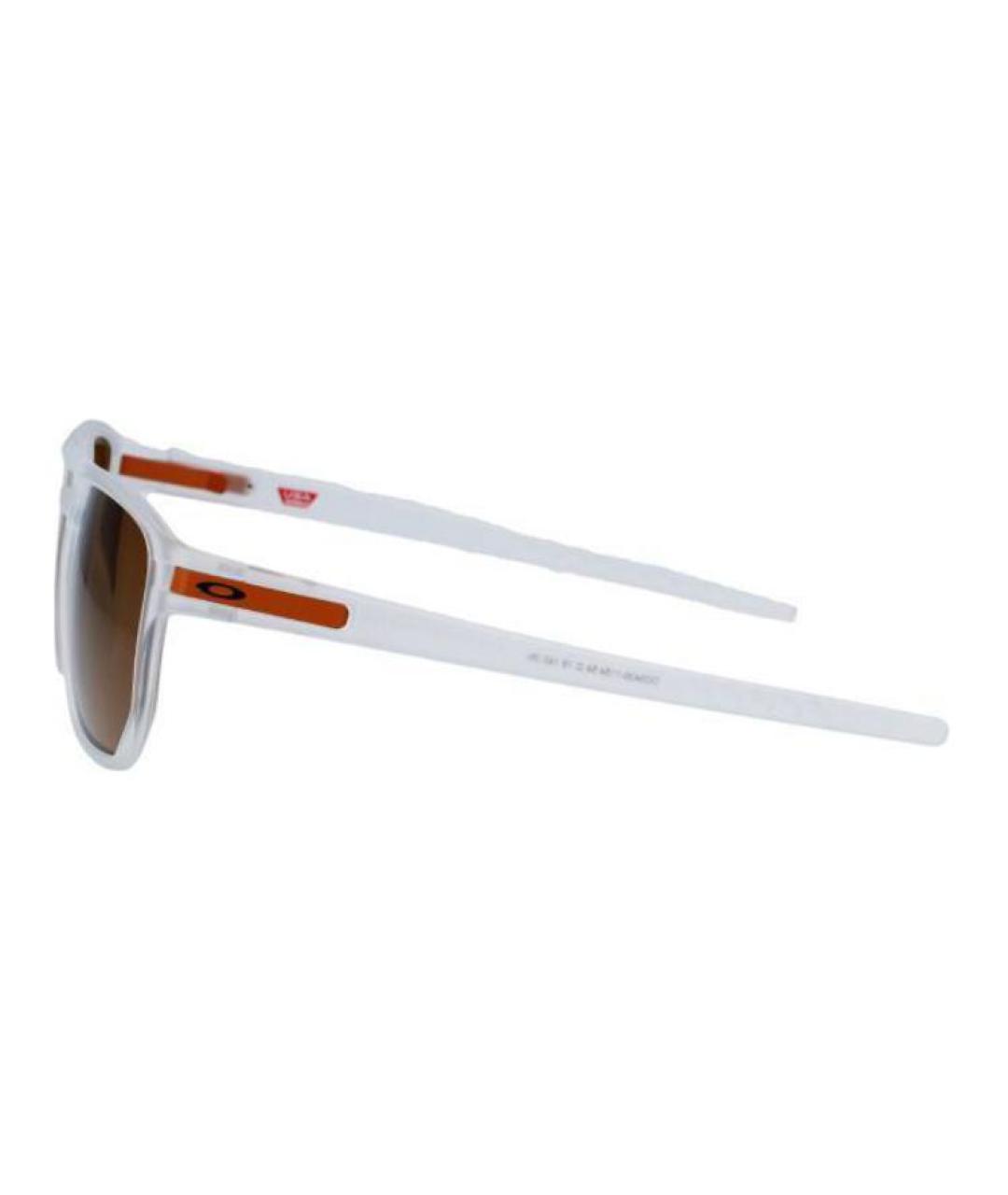 OAKLEY Белые пластиковые солнцезащитные очки, фото 3
