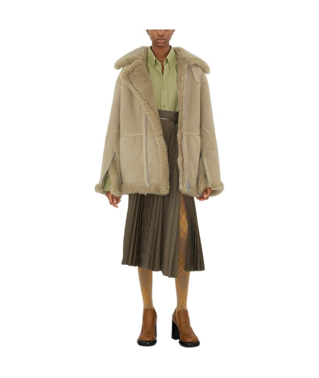 BURBERRY Бежевая куртка, фото 3