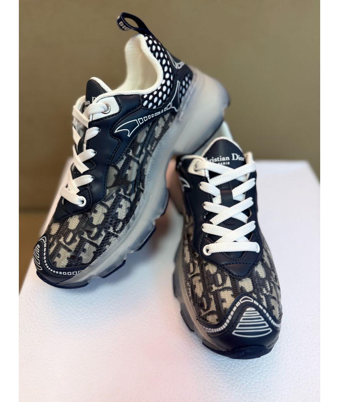 CHRISTIAN DIOR Темно-синие кеды, фото 8