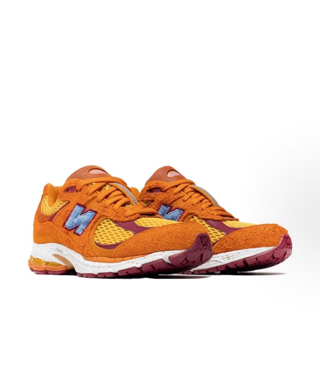 NEW BALANCE Оранжевые замшевые кроссовки, фото 2