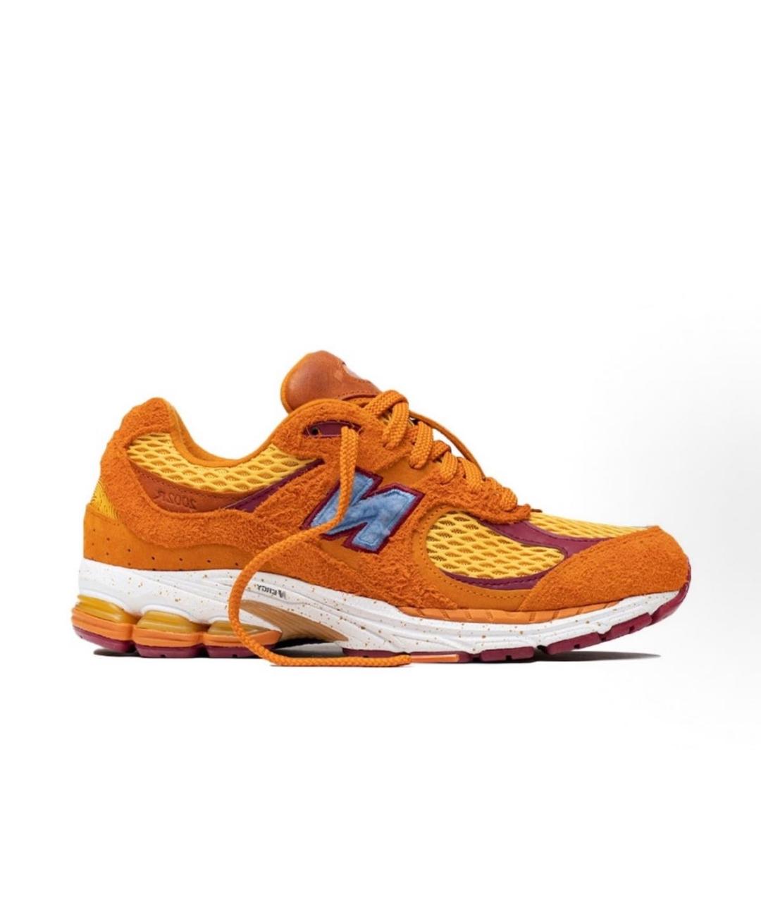 NEW BALANCE Оранжевые замшевые кроссовки, фото 5