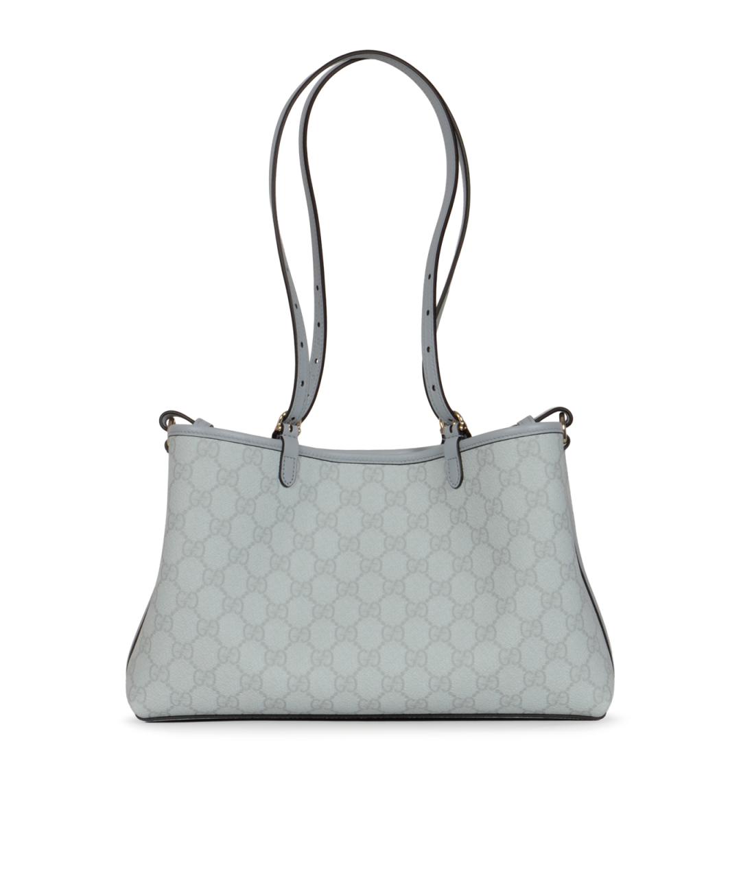 GUCCI Голубая сумка тоут, фото 3
