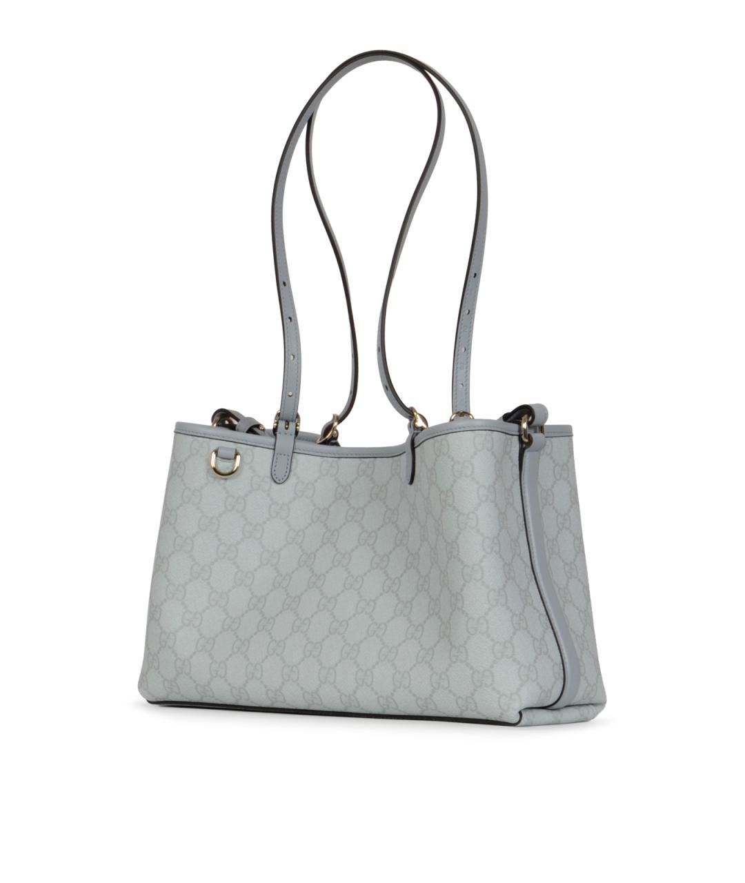 GUCCI Голубая сумка тоут, фото 2