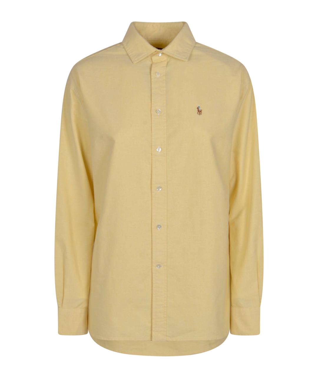 POLO RALPH LAUREN Желтая хлопковая рубашка, фото 1