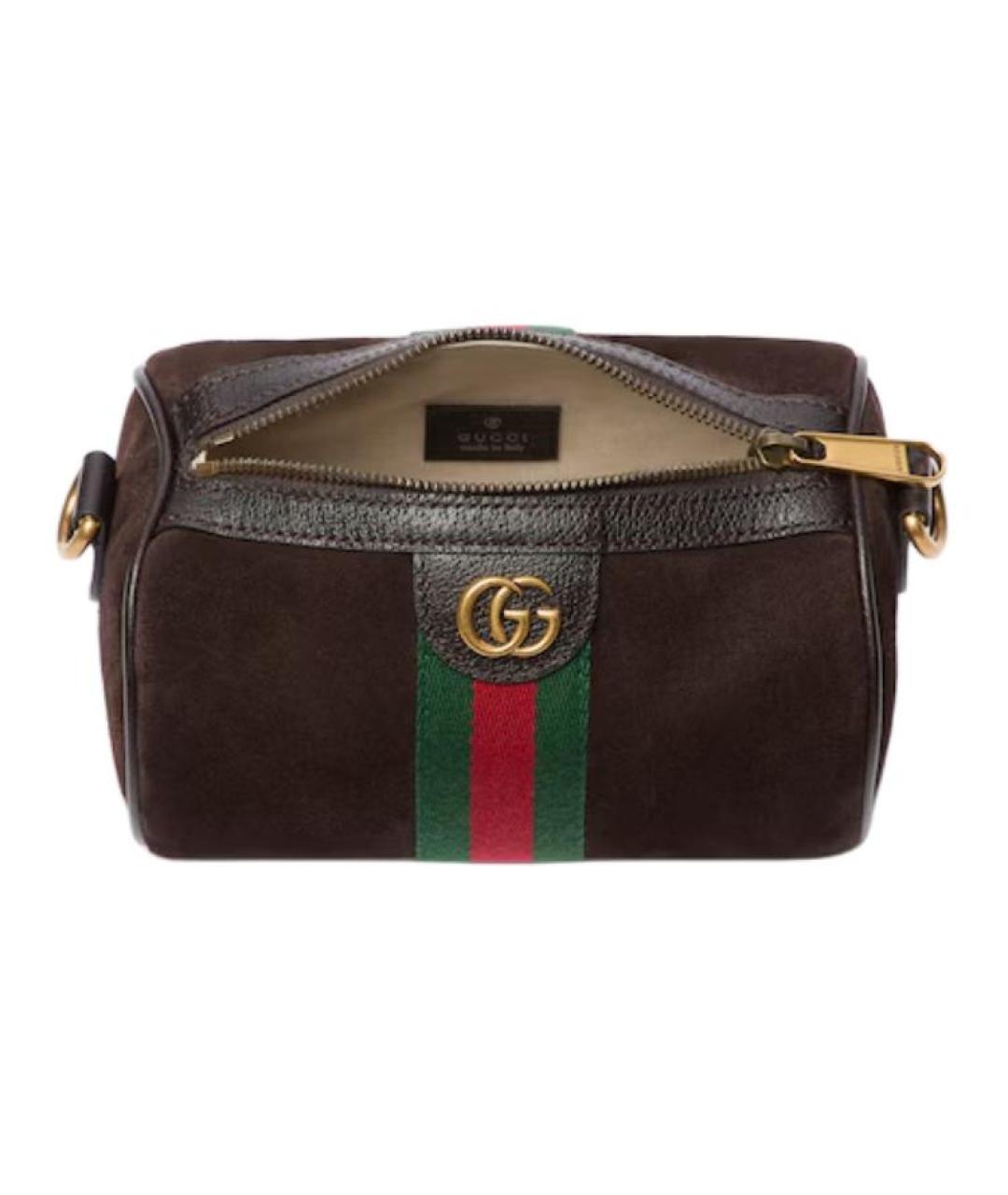 GUCCI Коричневая сумка через плечо, фото 5