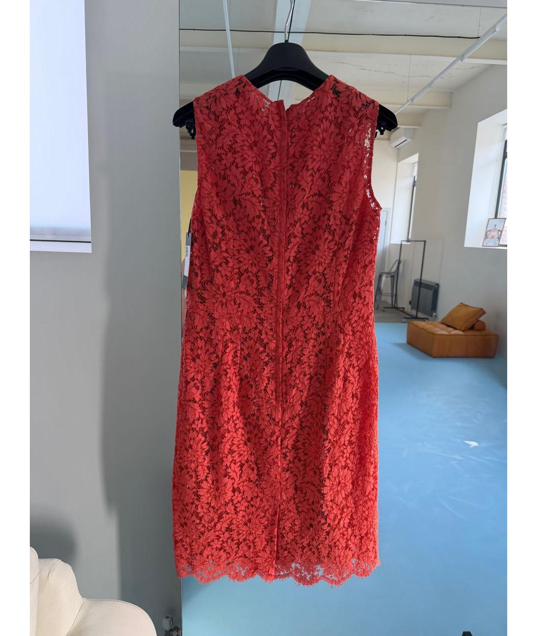 DOLCE&GABBANA Коралловое платье, фото 3