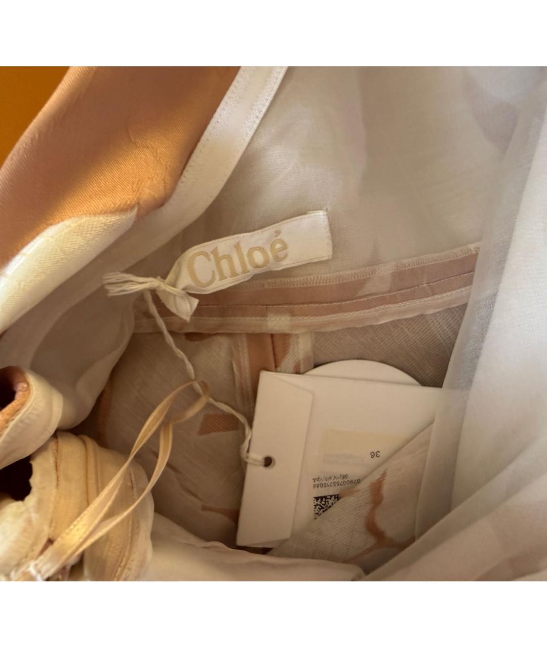 CHLOE Бежевое платье, фото 2