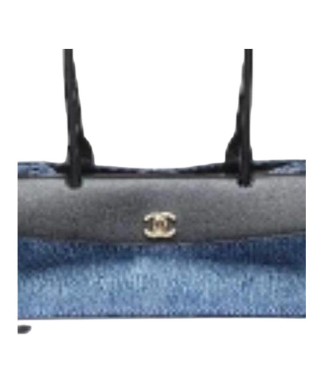 CHANEL Синяя сумка через плечо, фото 2