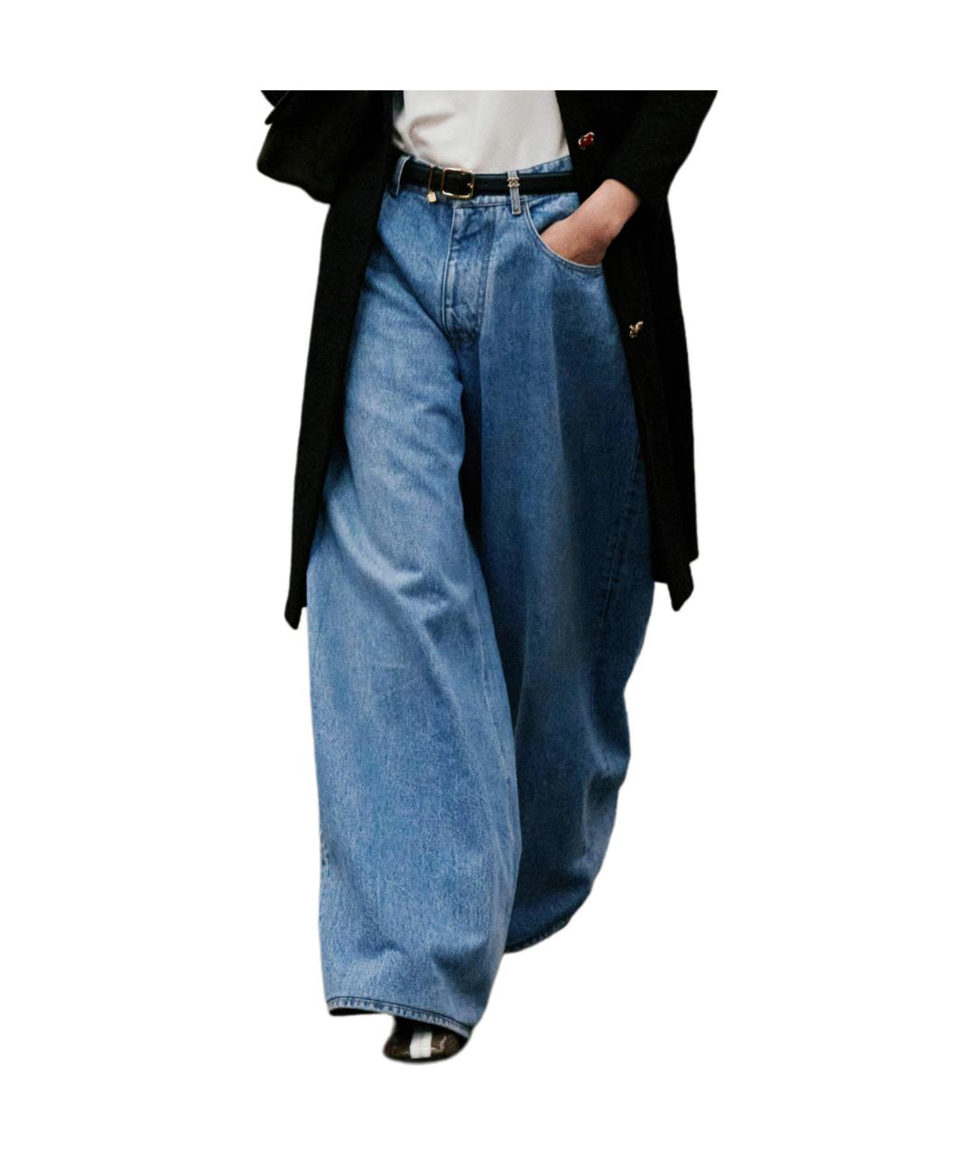 CHANEL Синие прямые джинсы, фото 2
