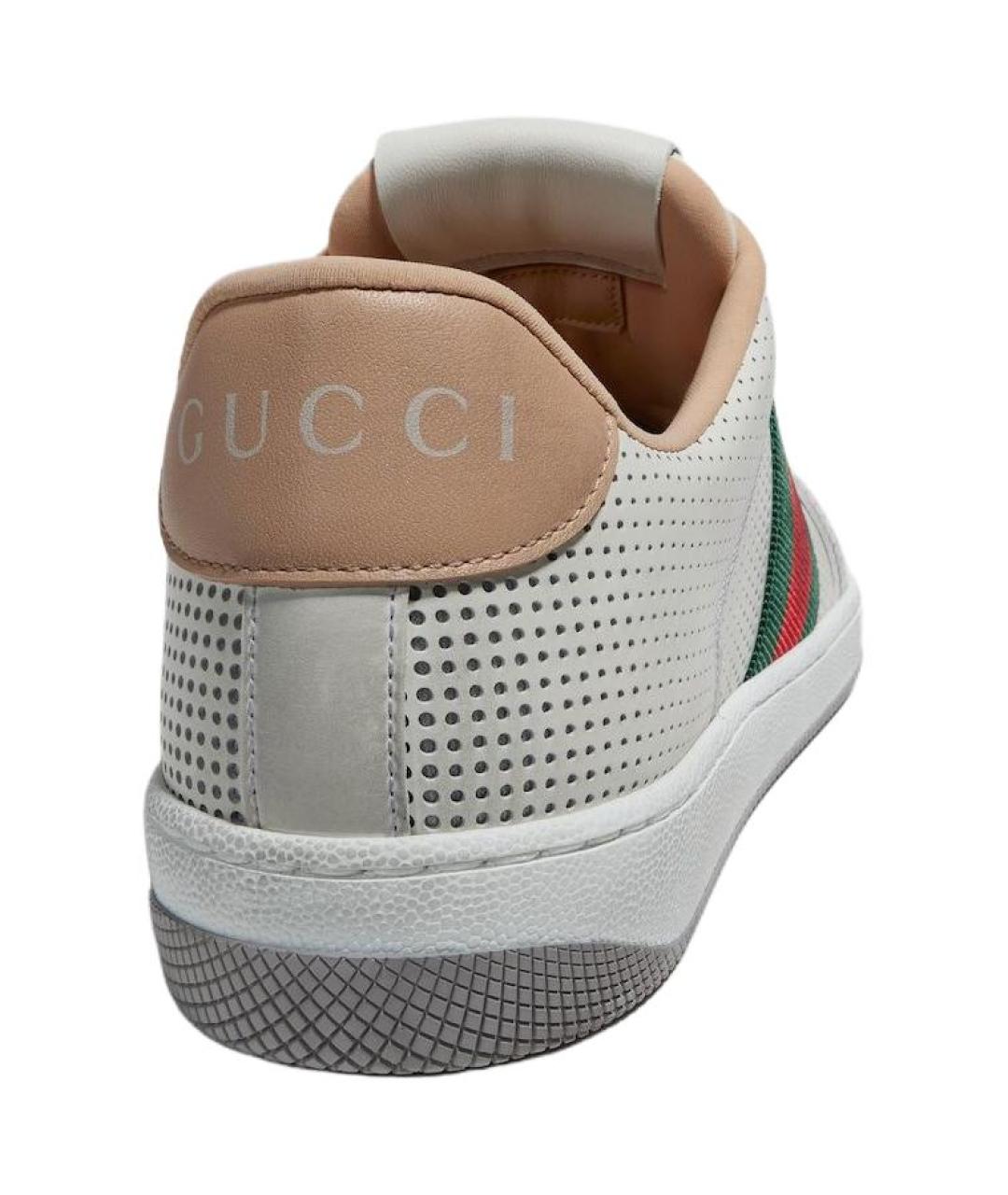 GUCCI Белые кроссовки, фото 5