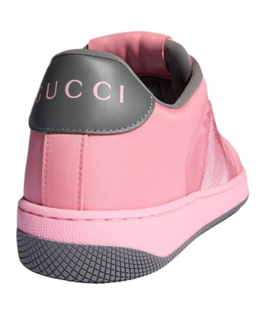 GUCCI Розовые кроссовки, фото 4