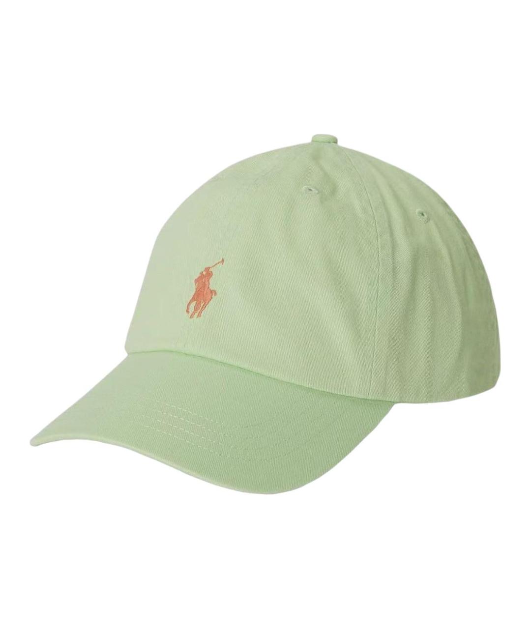 POLO RALPH LAUREN Зеленая хлопковая кепка, фото 1