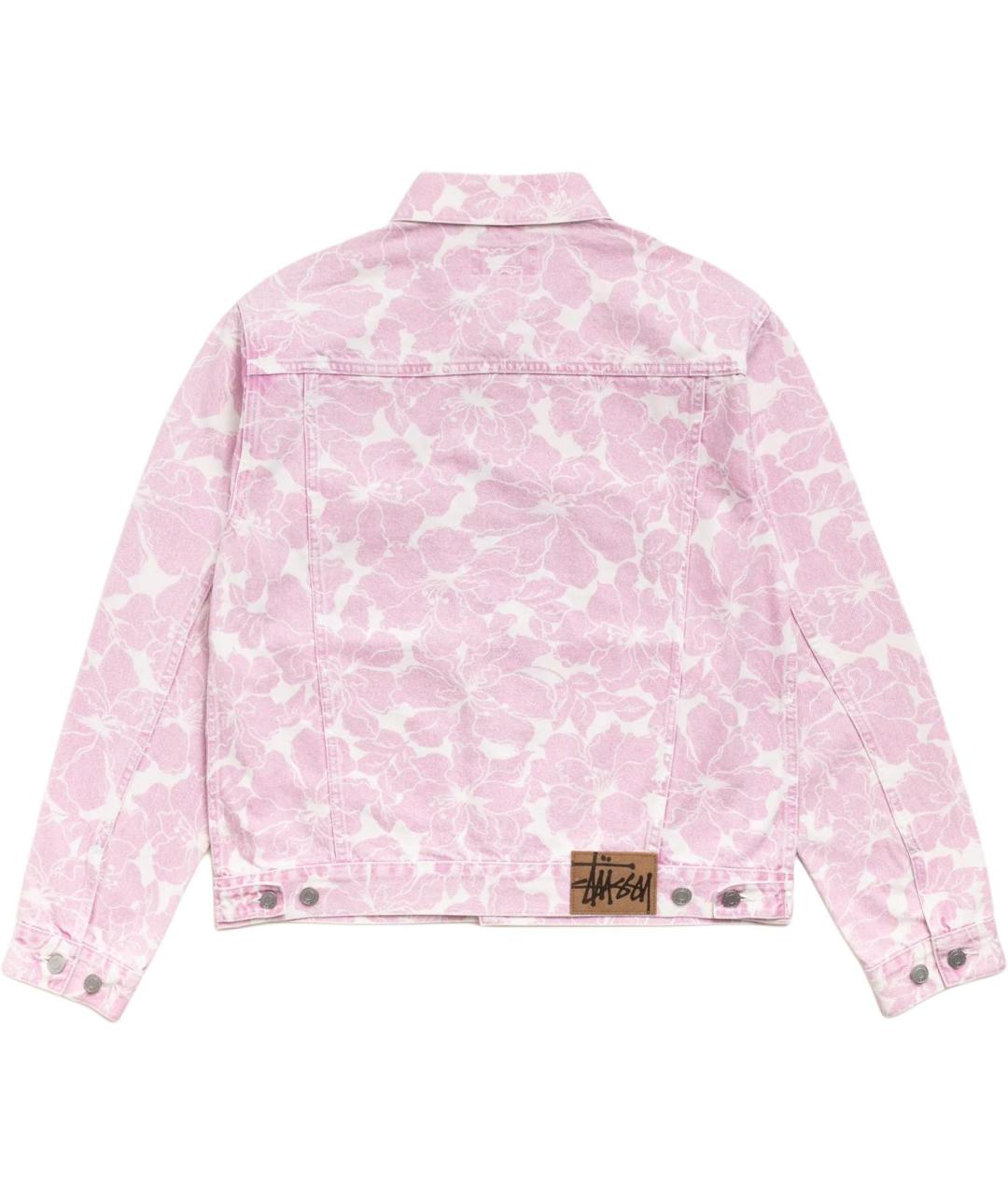 STUSSY Розовая деним куртка, фото 2