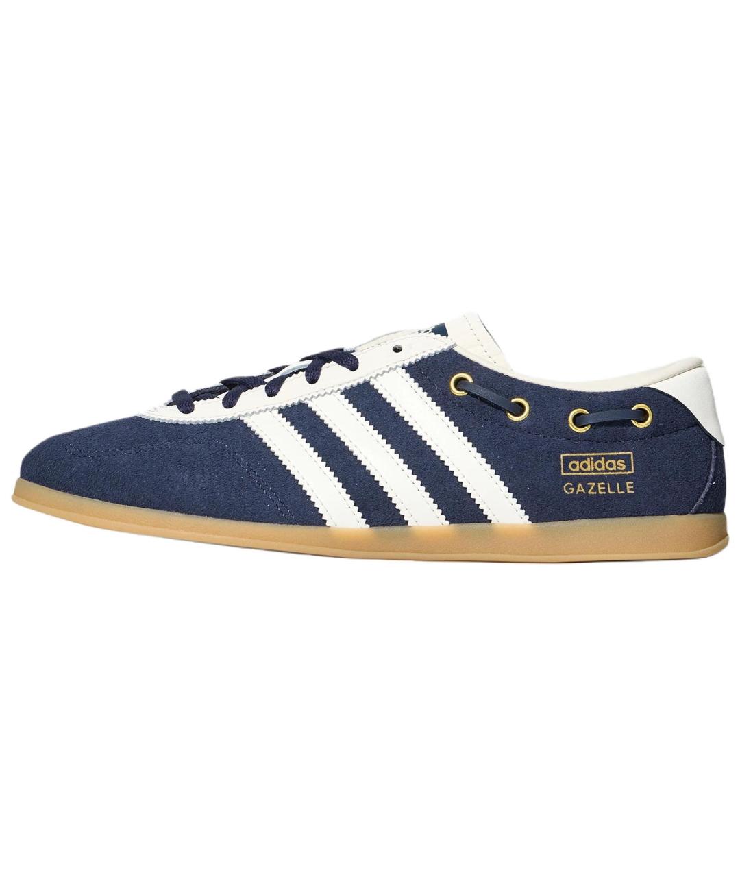 ADIDAS Синие замшевые кроссовки, фото 7