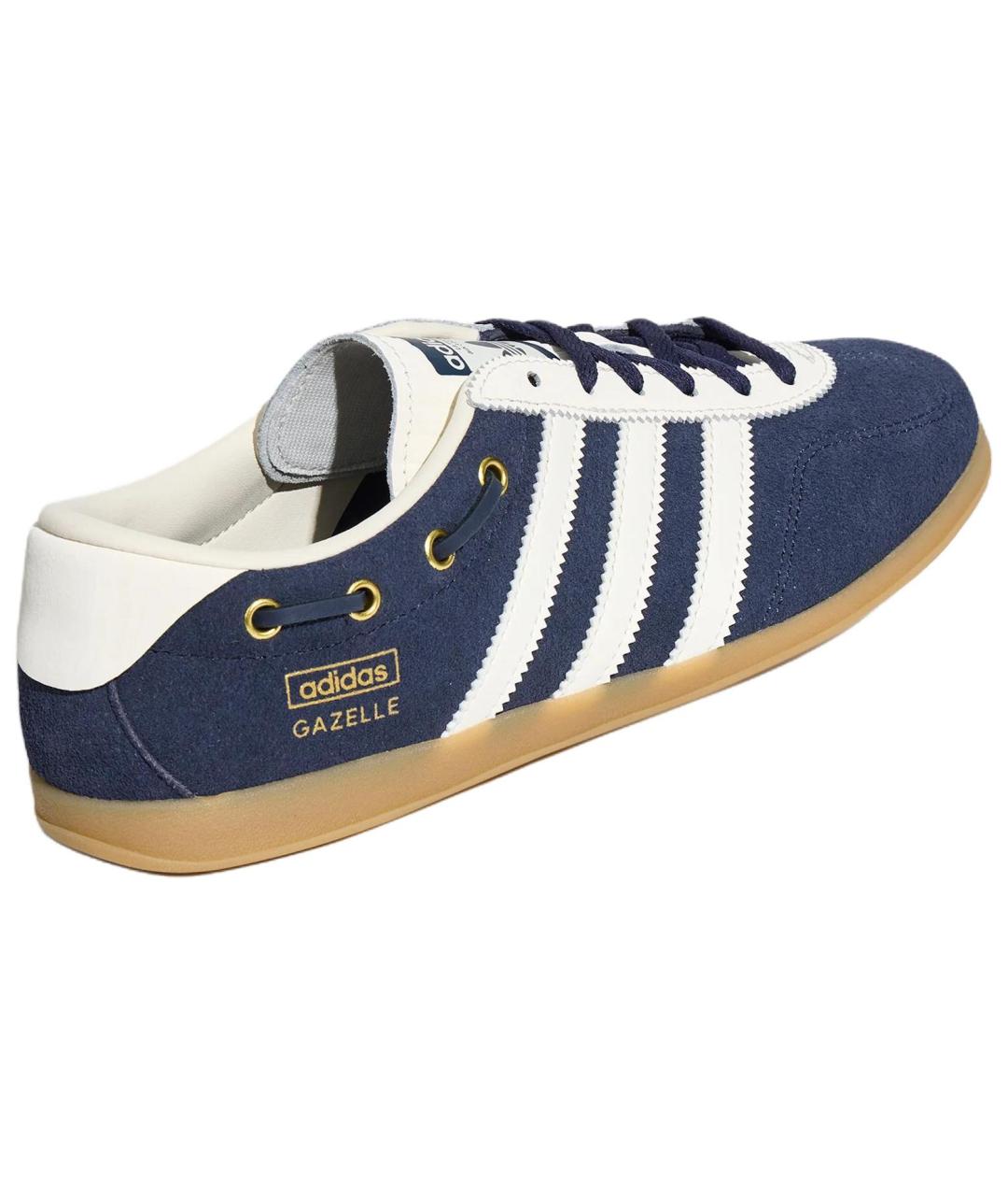 ADIDAS Синие замшевые кроссовки, фото 4