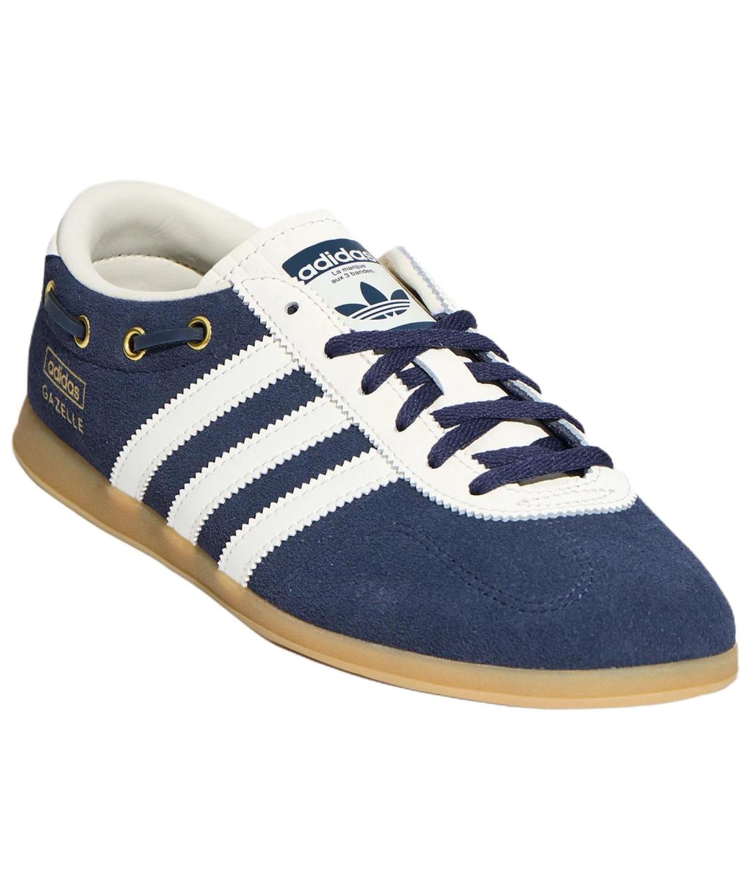 ADIDAS Синие замшевые кроссовки, фото 3