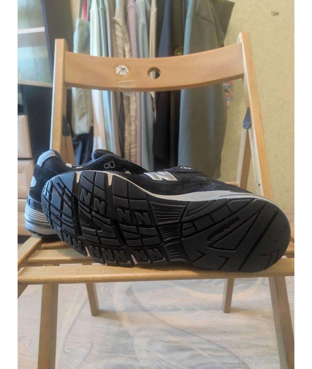 NEW BALANCE Синие замшевые низкие кроссовки / кеды, фото 5