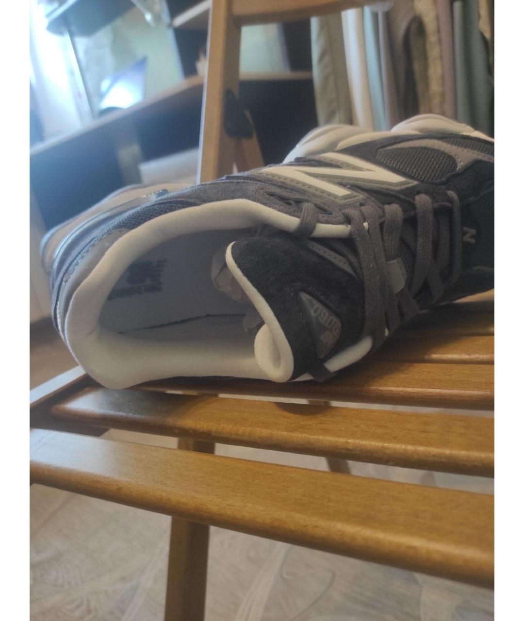 NEW BALANCE Синие замшевые низкие кроссовки / кеды, фото 3