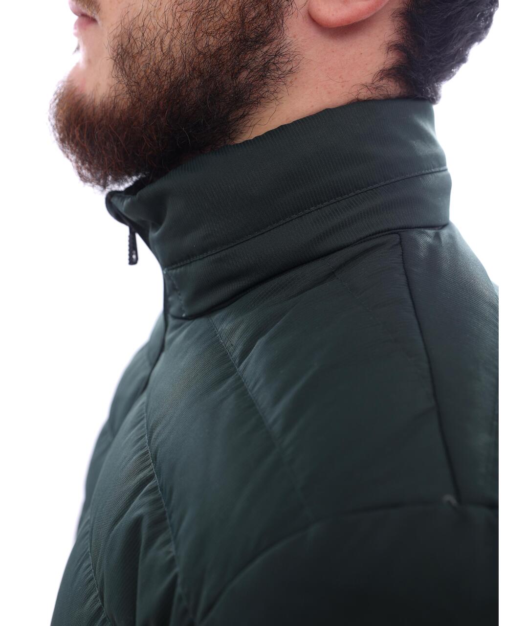 EMPORIO ARMANI Зеленая полиамидовая куртка, фото 3
