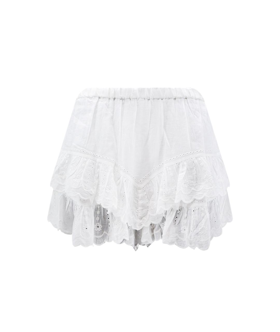 ISABEL MARANT ETOILE Белые хлопковые шорты, фото 1