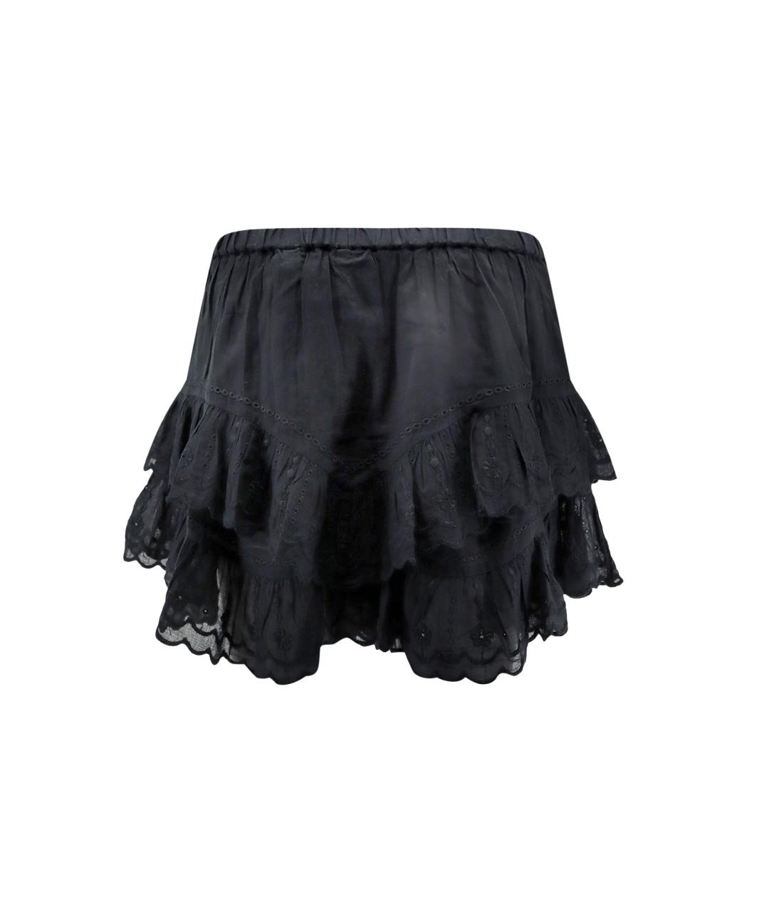 ISABEL MARANT ETOILE Черные хлопковые шорты, фото 2