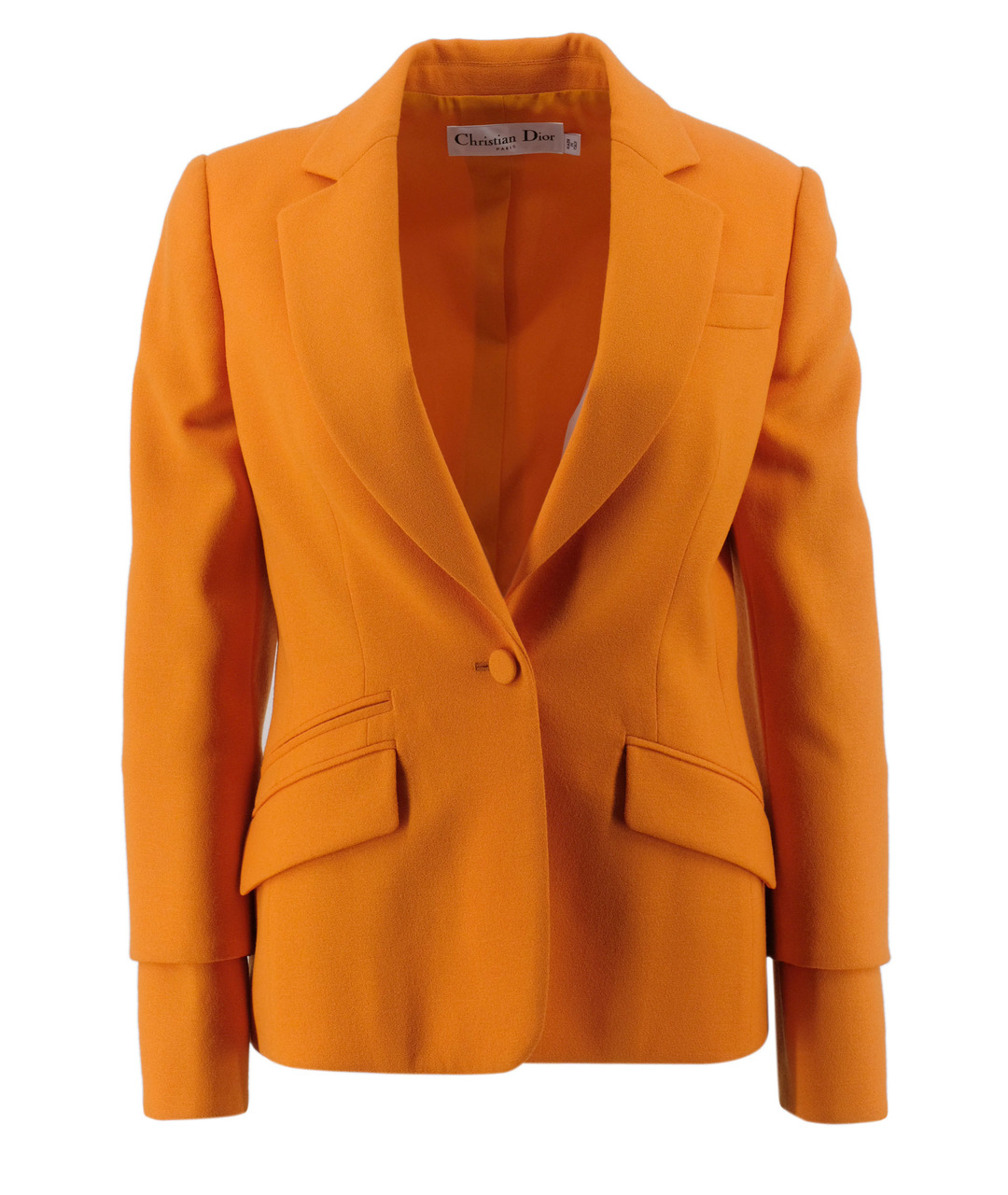 CHRISTIAN DIOR PRE-OWNED Оранжевый шерстяной жакет/пиджак, фото 1