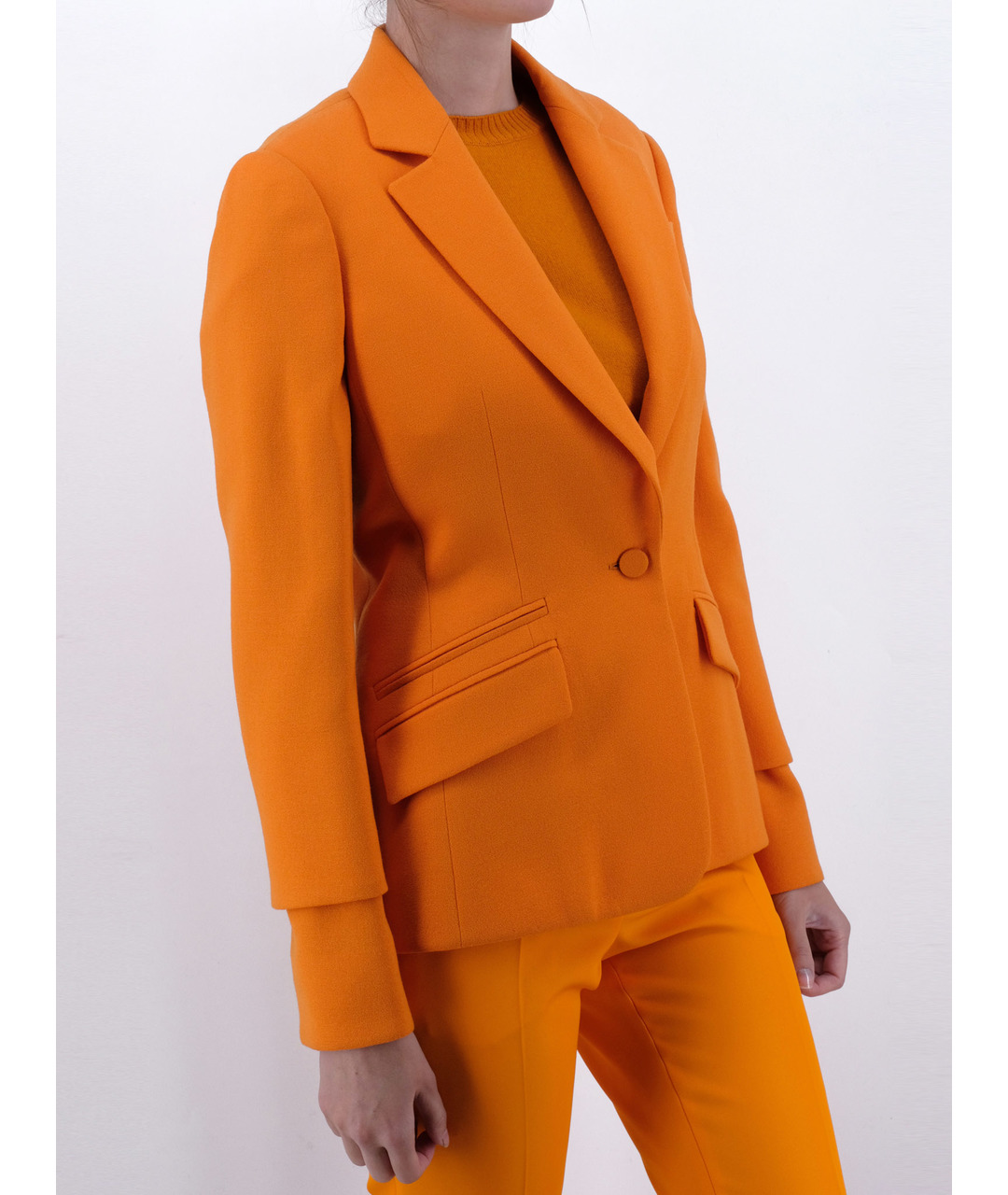 CHRISTIAN DIOR PRE-OWNED Оранжевый шерстяной жакет/пиджак, фото 2