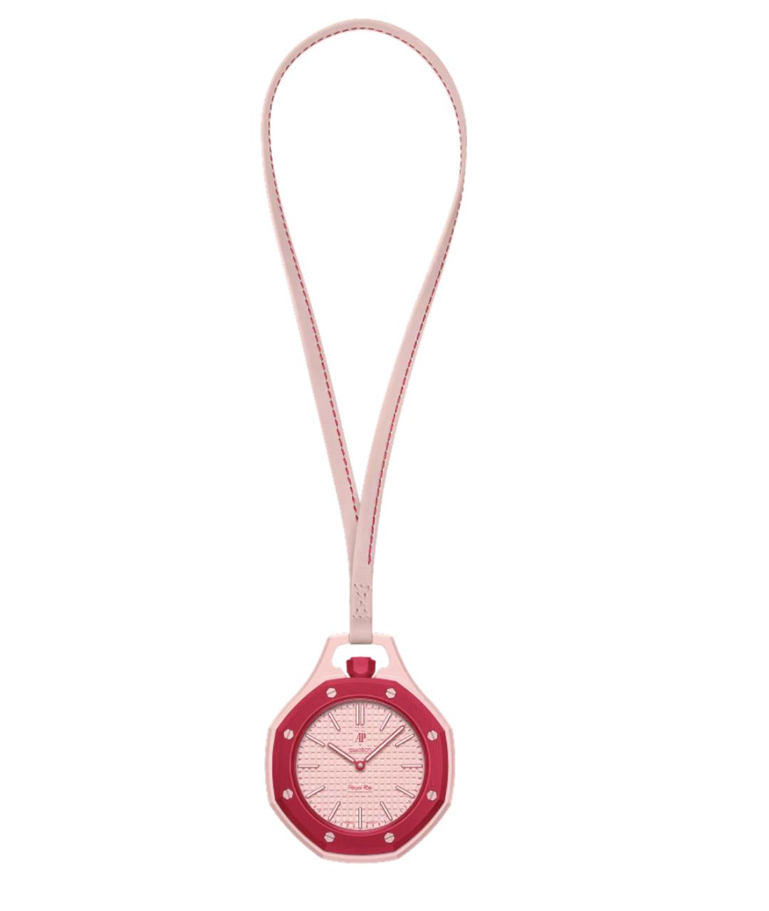 Swatch Розовые керамические часы, фото 2