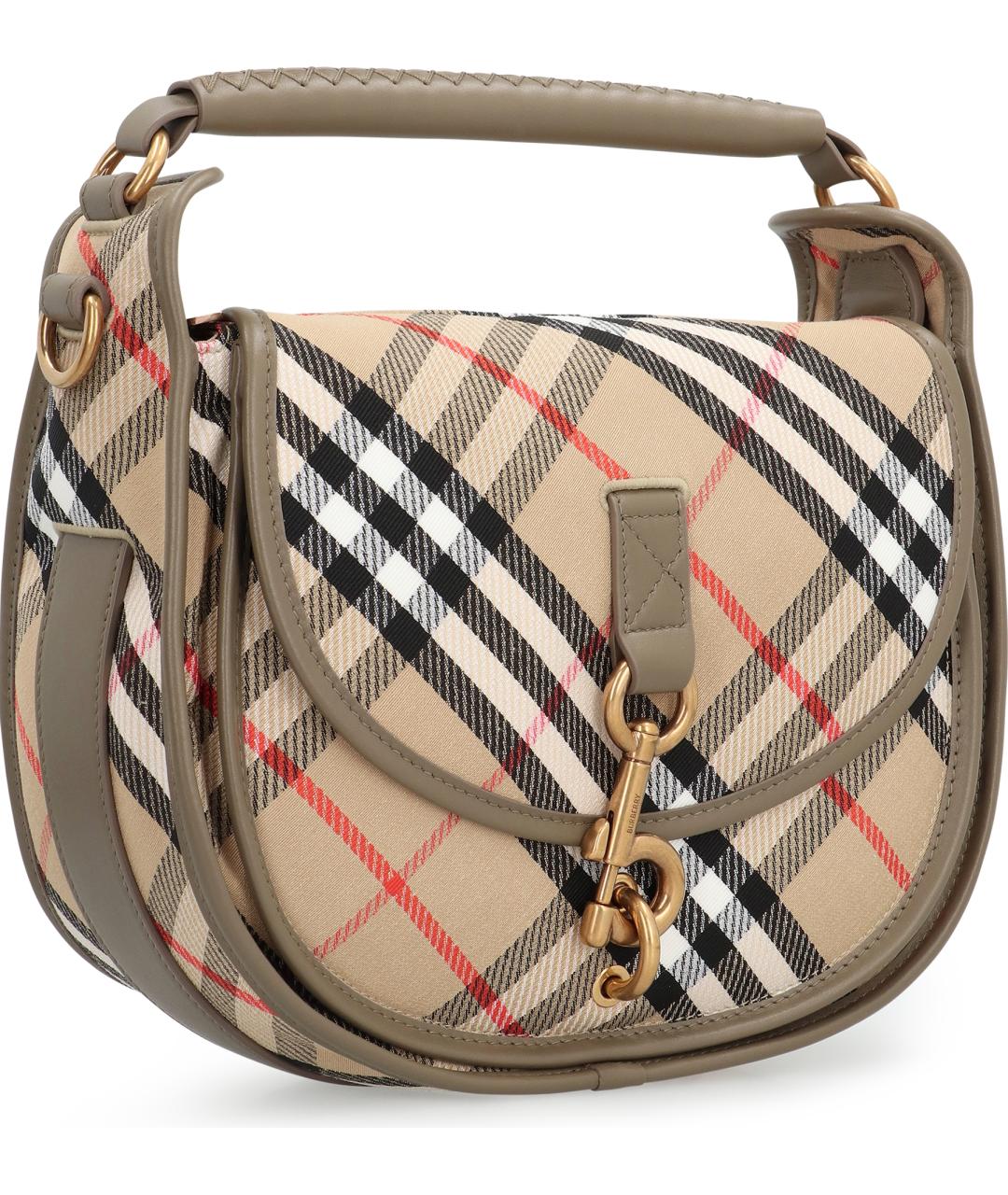 BURBERRY Бежевая синтетическая сумка через плечо, фото 2