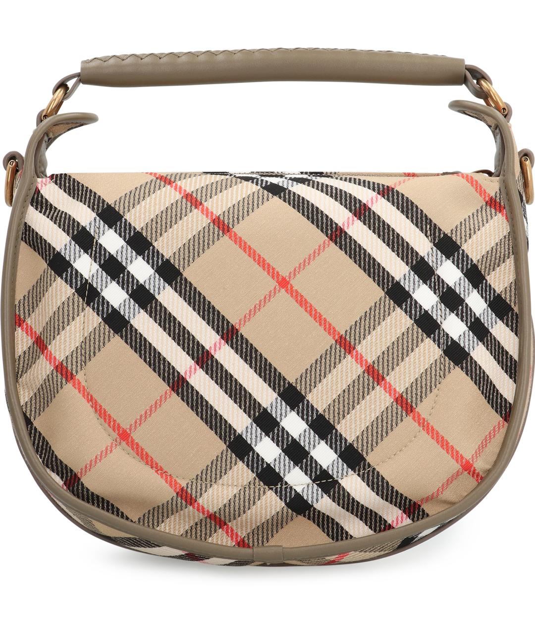 BURBERRY Бежевая синтетическая сумка через плечо, фото 3