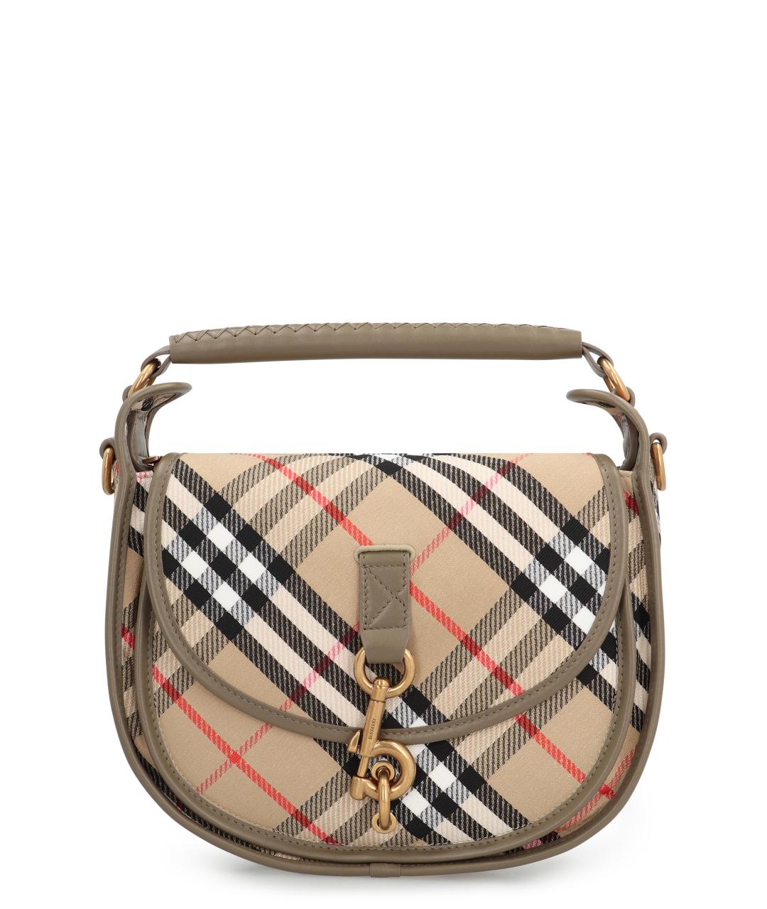 BURBERRY Бежевая синтетическая сумка через плечо, фото 1