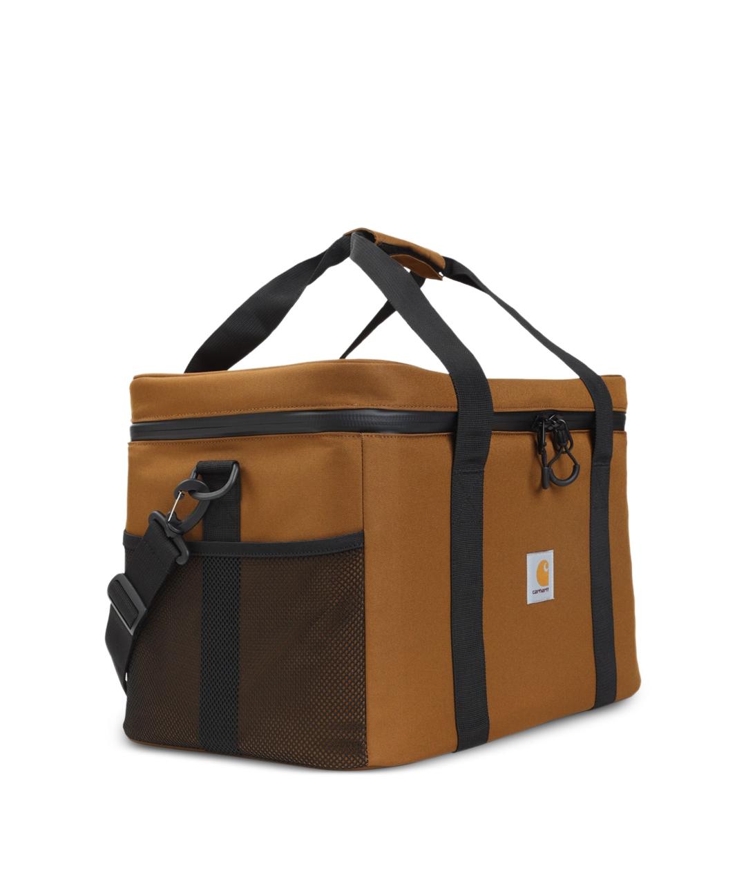 CARHARTT WIP Коричневая синтетическая сумка на плечо, фото 2