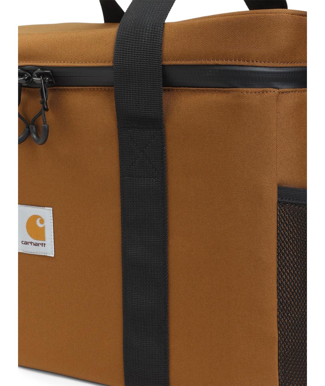 CARHARTT WIP Коричневая синтетическая сумка на плечо, фото 4