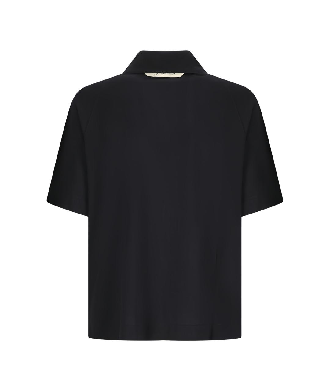 JACQUEMUS Черная кэжуал рубашка, фото 3