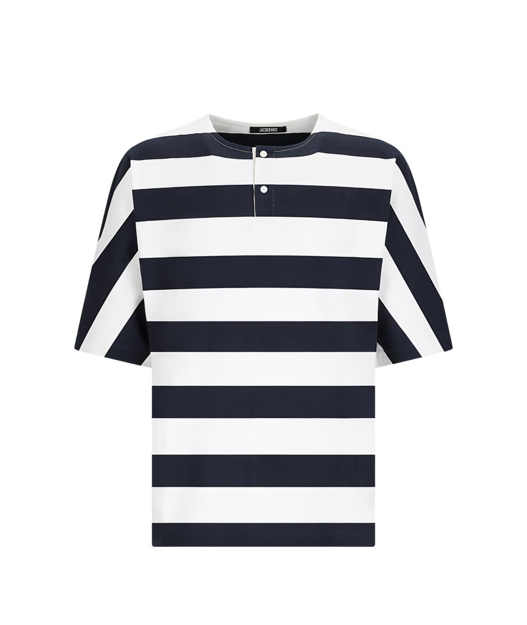 JACQUEMUS Мульти хлопковая футболка, фото 1