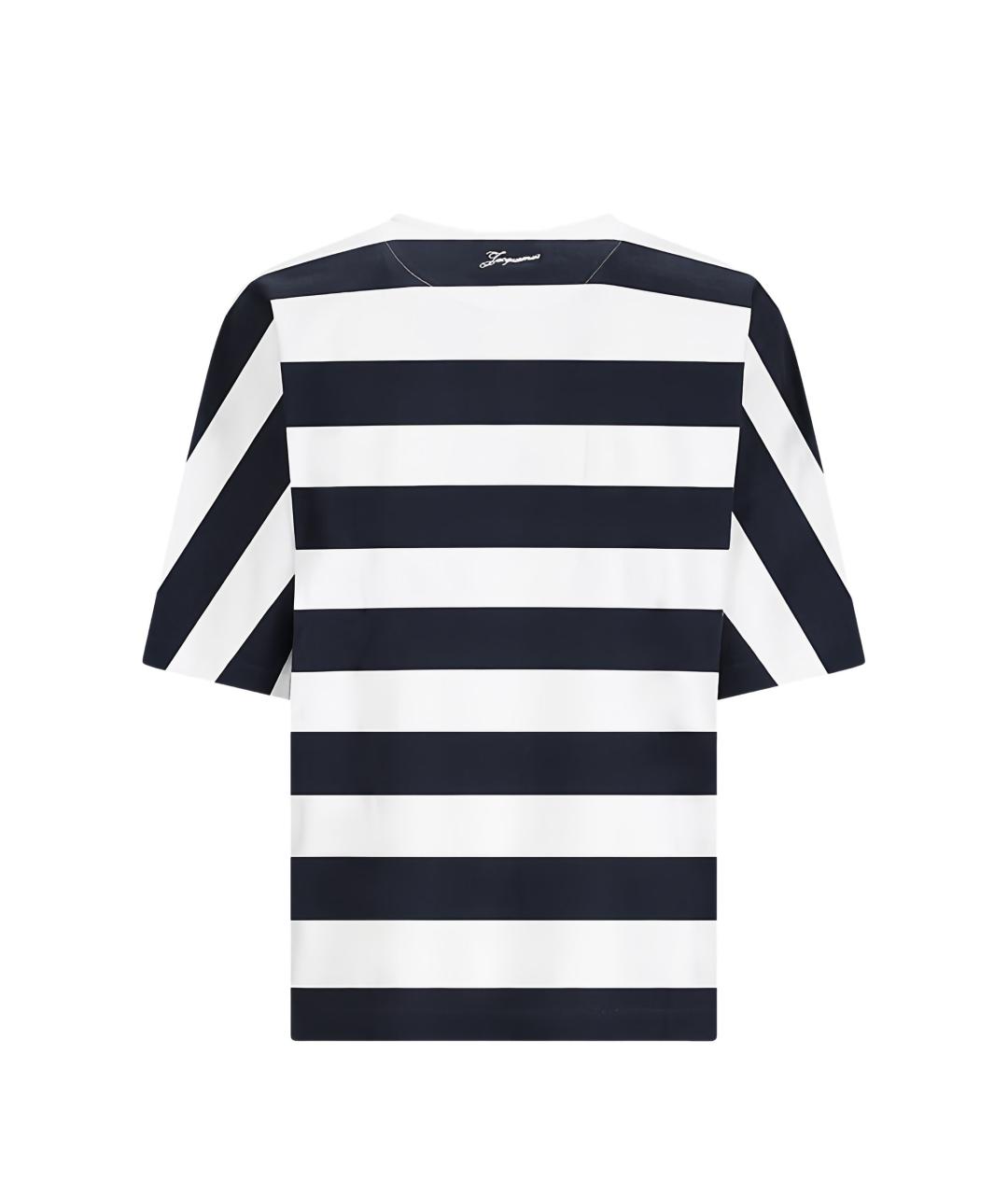JACQUEMUS Мульти хлопковая футболка, фото 2