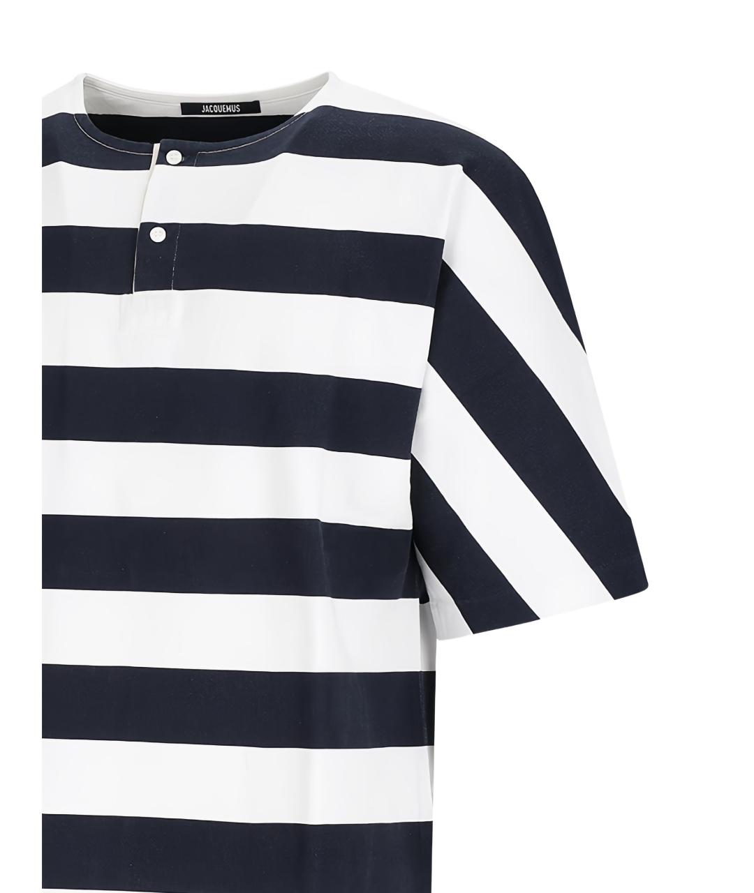 JACQUEMUS Мульти хлопковая футболка, фото 3
